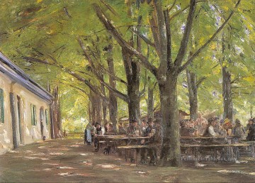  1894 Art - a Country brasserie Brannenburg Bavaria 1894 Max Liebermann impressionnisme allemand
